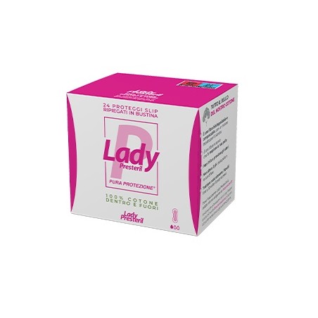 Lady Presteril Proteggi Slip Ripiegati Biodegradabili 24 Pezzi
