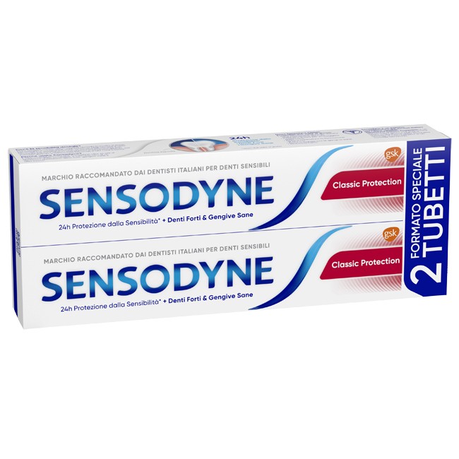 Sensodyne Classico Protection 2 X 75 Ml Sensodyne Classico Protection 2 X 75 Ml