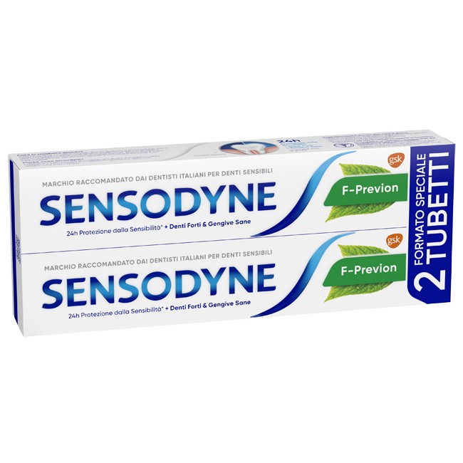 Sensodyne F Previon 2 X 75 Ml Sensodyne F Previon 2 X 75 Ml