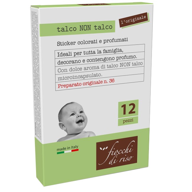 Fiocchi Di Riso Talco Non Talco Cerotti 12 Pezzi Fiocchi Di Riso Talco Non Talco Cerotti 12 Pezzi