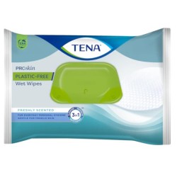 Tena Wet Wipes Plastic Free 48 Pezzi