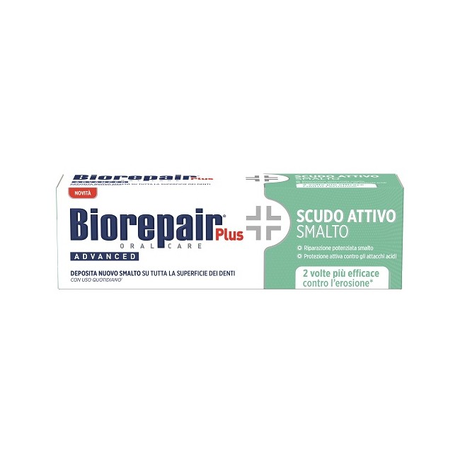 Biorepair Plus Advanced Scudo Attivo Smalto 75 Ml Biorepair Plus Advanced Scudo Attivo Smalto 75 Ml