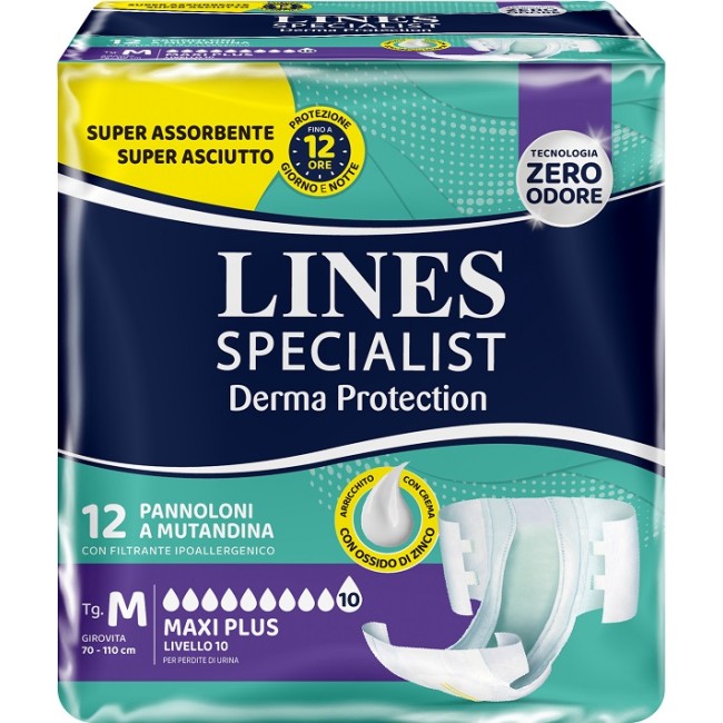Pannolone Mutandina Lines Specialist Dermatologica Ap M 12 Pezzi Pannolone Mutandina Lines Specialist Dermatologica Ap M 12 Pezzi