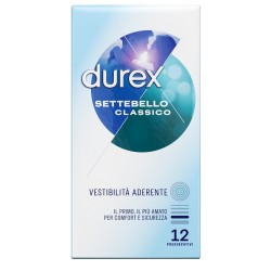 Profilattico Durex Settebello Classico 12 Pezzi