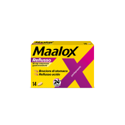 Maalox Reflusso 14 Compresse Gastrores 20 Mg