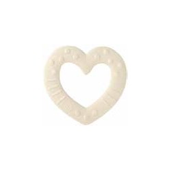 Bibs Massaggia Gengive Bambino Bit Forma Cuore Avorio