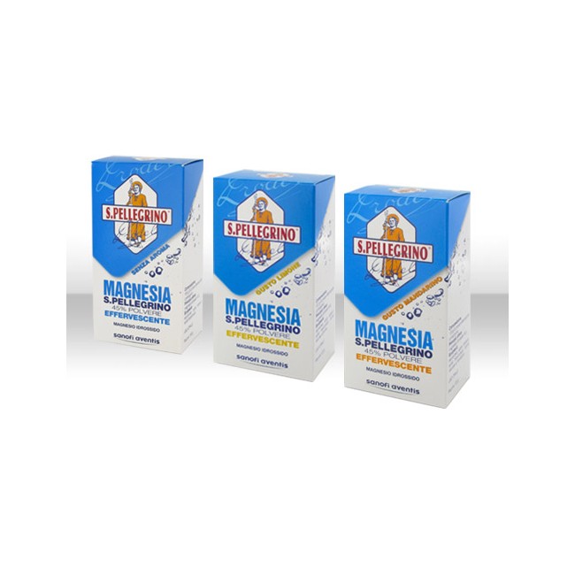 Magnesia San Pellegrino Soluzione Orale Polvere Effervescenti Limone 100 G 45%