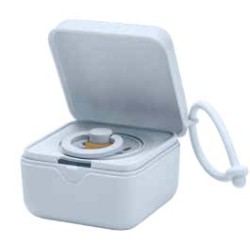 Bibs Pacifier Box Portasucchietto Bably Blu Box 1 Pezzo