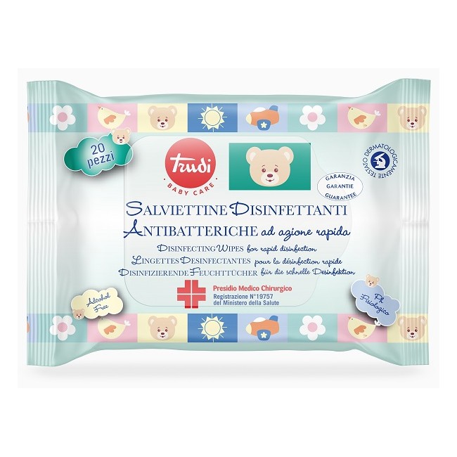 Trudi Baby Care Salviettine Disinfettanti Pmc 20 Pezzi