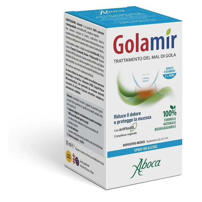 Golamir Spray No Alcol 30 Ml Golamir Spray No Alcol 30 Ml