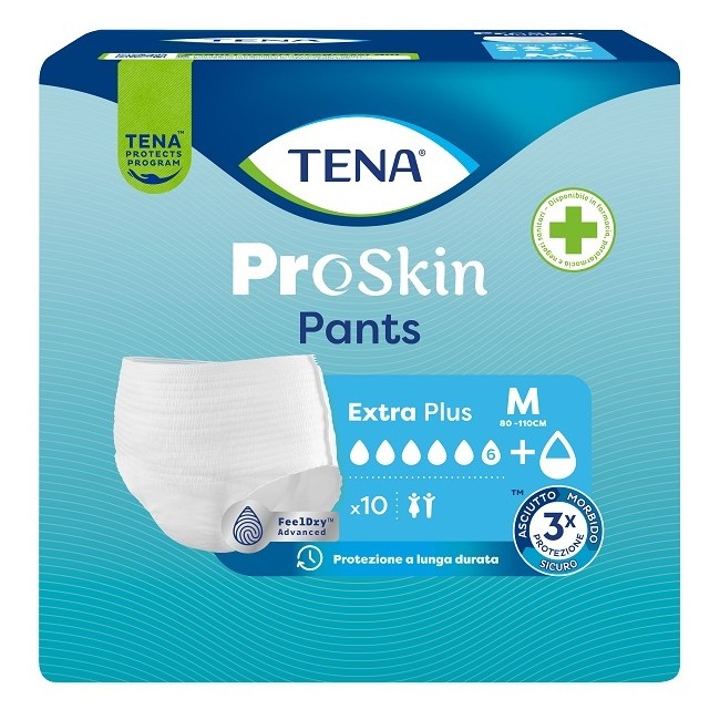 Tena Pants Extra Plus M 10 Pezzi