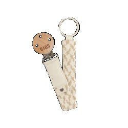 Bibs Pacci Braid Catenella Per Succhietto Avorio/vaniglia