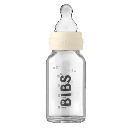 Bibs Biberon Plastic Silicone 150ml Avorio Flusso Lento Bibs Biberon Plastic Silicone 150ml Avorio Flusso Lento