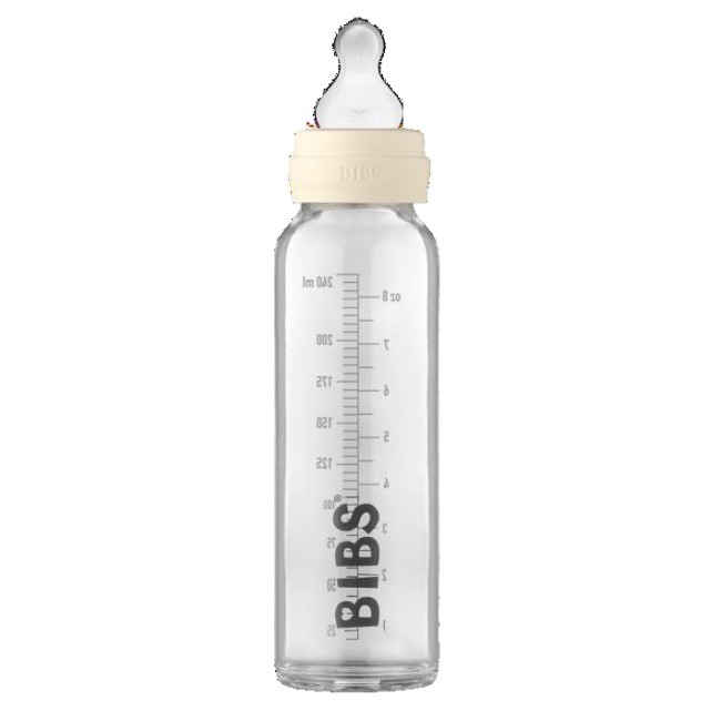 Bibs Biberon Plastic Silicone 270ml Avorio Flusso Medio Bibs Biberon Plastic Silicone 270ml Avorio Flusso Medio