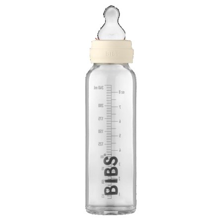 Bibs Biberon Plastic Silicone 270ml Avorio Flusso Medio Bibs Biberon Plastic Silicone 270ml Avorio Flusso Medio