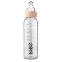 Bibs Biberon Plastic Silicone 270ml Rosa Cipria Flusso Medio