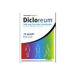 Dicloreum Antinfiammatorio Locale 10 Cerotti 180 Mg
