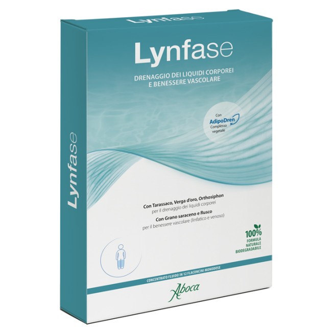 Lynfase Concentrato Fluido 12 Flaconcini Da 13,3 G Lynfase Concentrato Fluido 12 Flaconcini Da 13,3 G