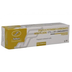 Zolfo E Potassio Carbonato Unguento Dermatologica 30 G 17% + 8%