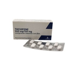 Tachifene 16 Compresse Rivestite 500 Mg + 150 Mg Tachifene 16 Compresse Rivestite 500 Mg + 150 Mg