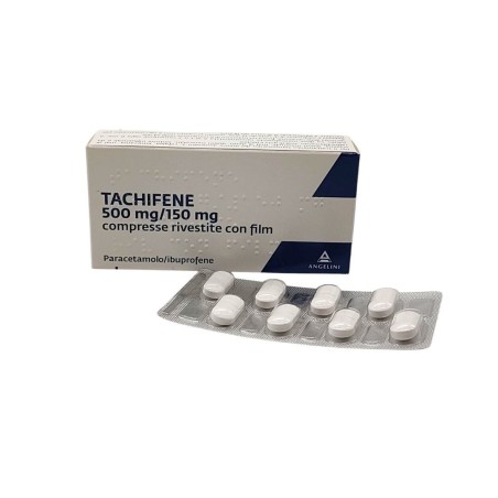 Tachifene 16 Compresse Rivestite 500 Mg + 150 Mg Tachifene 16 Compresse Rivestite 500 Mg + 150 Mg