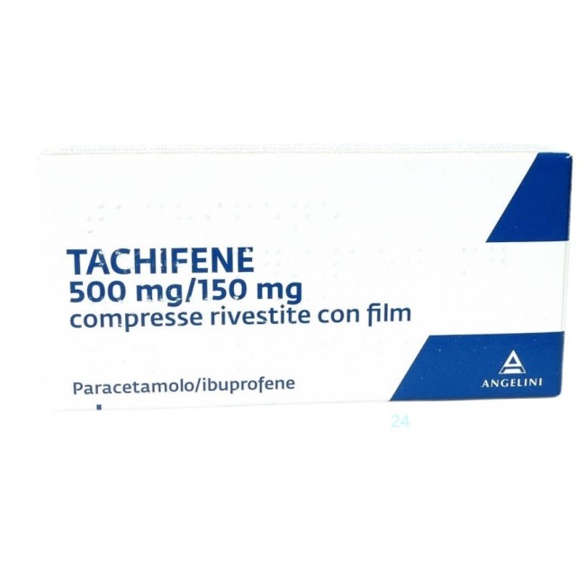 Tachifene 16 Compresse Rivestite 500 Mg + 150 Mg Tachifene 16 Compresse Rivestite 500 Mg + 150 Mg