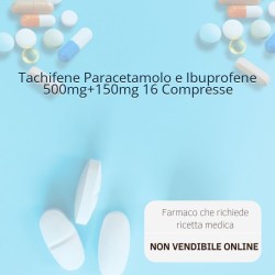 Tachifene 16 Compresse Rivestite 500 Mg + 150 Mg Tachifene 16 Compresse Rivestite 500 Mg + 150 Mg