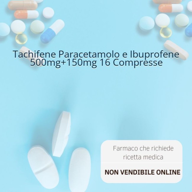 Tachifene 16 Compresse Rivestite 500 Mg + 150 Mg Tachifene 16 Compresse Rivestite 500 Mg + 150 Mg