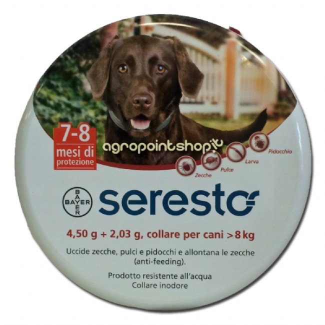 SERESTO*collare antiparassitario 45 g (70 cm) cani (peso superiore a 8 kg)