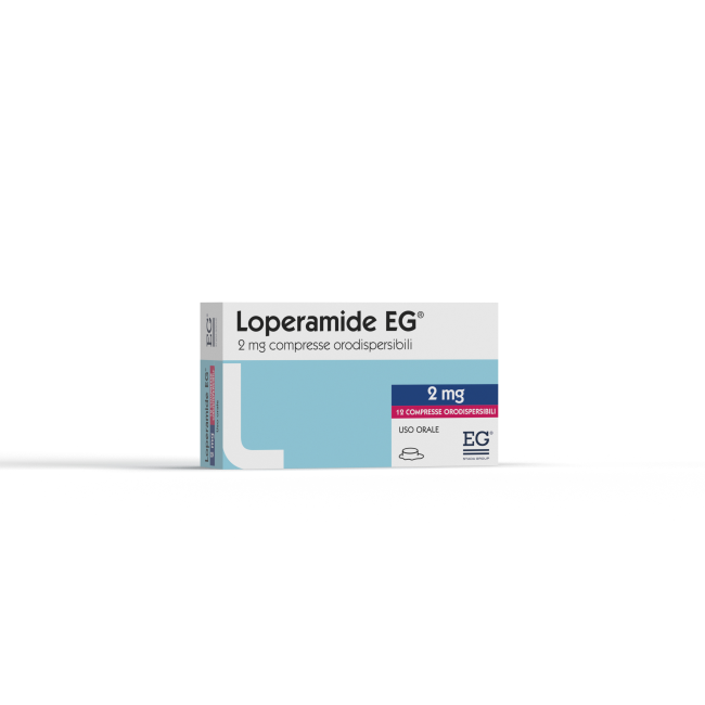 Loperamide Eg 12 Compresse Orod 2mg Loperamide Eg 12 Compresse Orod 2mg
