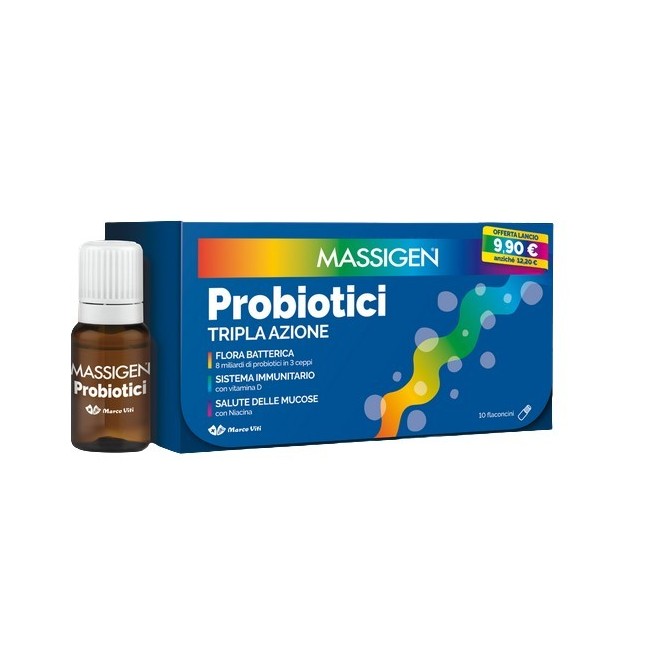 Massigen Probiotici 10 Flaconcini X 8 Ml Prezzo Pieno Massigen Probiotici 10 Flaconcini X 8 Ml Prezzo Pieno