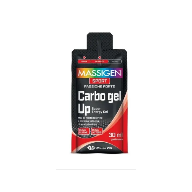 Massigen Sport Carbo Gel Up 30 Pezzi Da 30 Ml