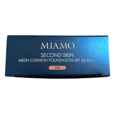Miamo Second Skin Mesh Cushion Foundation Shell Spf50 Pa+++ Miamo Second Skin Mesh Cushion Foundation Shell Spf50 Pa+++
