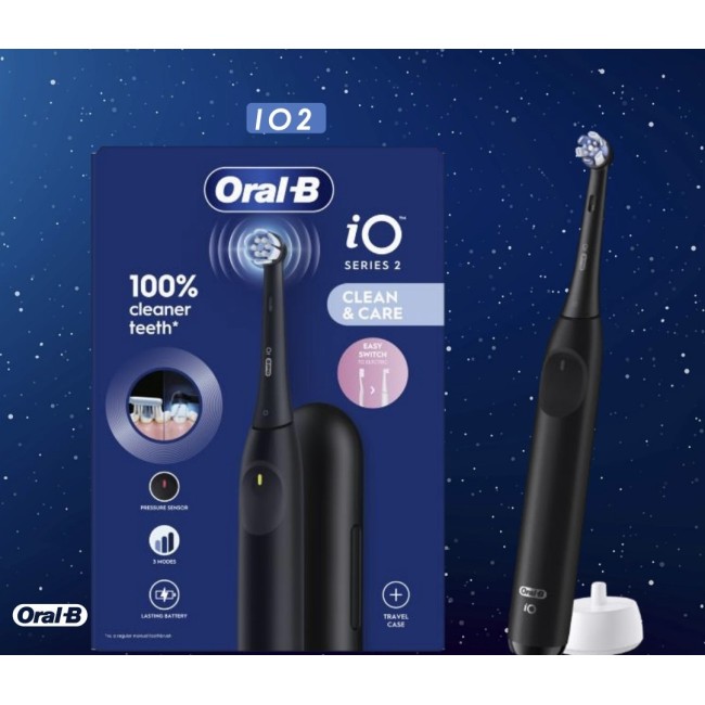 Oralb Power Spazzolino Elettrico Io2 Series Forest Green + Travel Case Oralb Power Spazzolino Elettrico Io2 Series Forest Green + Travel Case