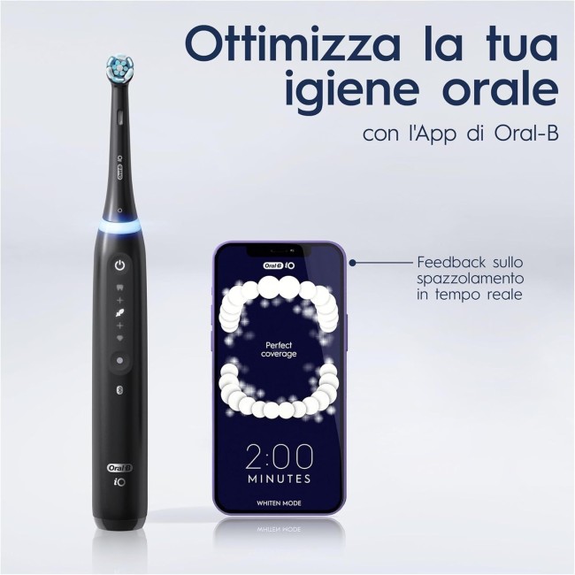 Oralb Power Spazzolino Elettrico Io5 S Black Oralb Power Spazzolino Elettrico Io5 S Black