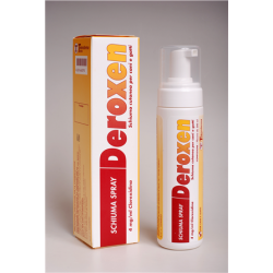 Deroxen Schiuma Spray, 4 Mg/ml Schiuma Cutanea Per Cani E Gatti