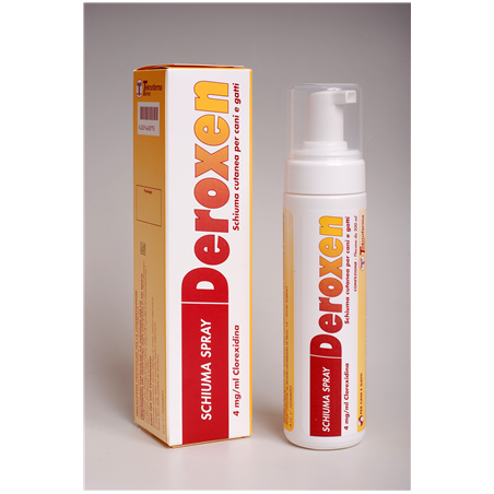 Deroxen Schiuma Spray, 4 Mg/ml Schiuma Cutanea Per Cani E Gatti Deroxen Schiuma Spray, 4 Mg/ml Schiuma Cutanea Per Cani E Gatti