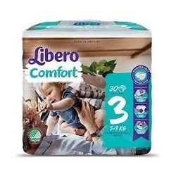 Libero Comfort 3 Pannolino Per Bambino 5-9 Kg 30 Pezzi