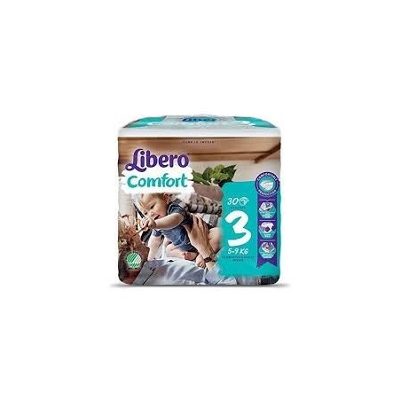 Libero Comfort 3 Pannolino Per Bambino 5-9 Kg 30 Pezzi