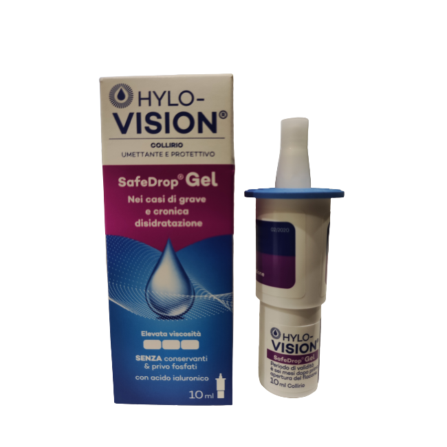 Hylovision Safe Drop Gel 0,3% Collirio Umettante E Protettivo 10 Ml Hylovision Safe Drop Gel 0,3% Collirio Umettante E Protettivo 10 Ml