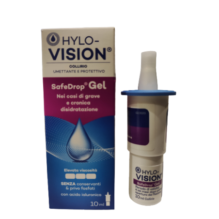 Hylovision Safe Drop Gel 0,3% Collirio Umettante E Protettivo 10 Ml Hylovision Safe Drop Gel 0,3% Collirio Umettante E Protettivo 10 Ml