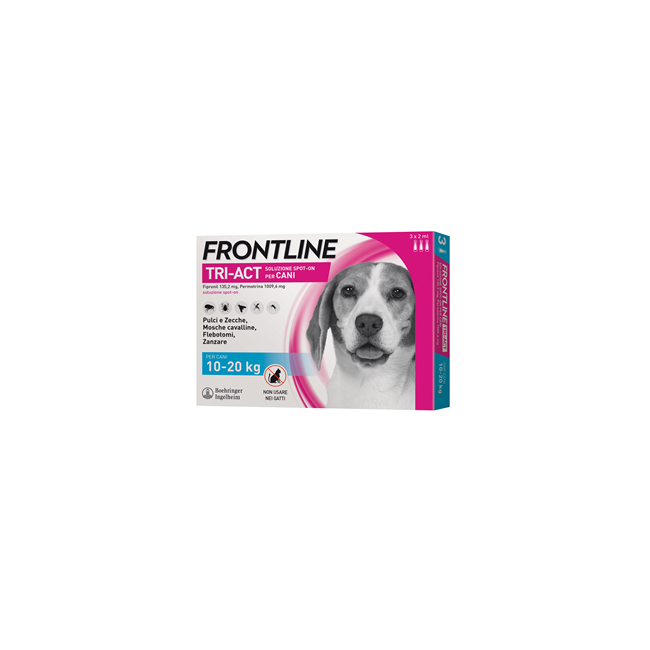 Frontline Tri-act Soluzione Spot-on Per Cani Di 10-20 Kg