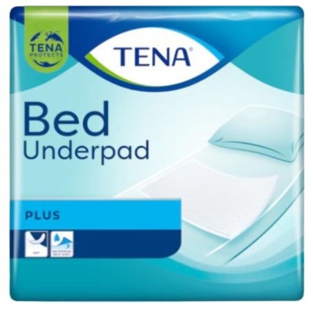 Traversa Per Incontinenza Tena Bed Plus Assorbente Monouso 60x90 Cm 20 Pezzi