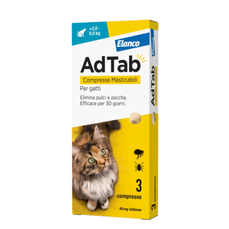 Adtab Compresse Masticabili Per Gatti Adtab Compresse Masticabili Per Gatti
