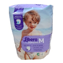 Pannolini Mare/piscina Libero Swim Pants Per Bambino 7/16 Kg 12 Pezzi