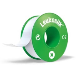 Cerotto In Rocchetto Leukosilk Ipoallergenico Bianco 2,5x500 Cm