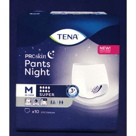 Pannolone A Mutandina Tena Pants Night Super M 10 Pezzi Pannolone A Mutandina Tena Pants Night Super M 10 Pezzi