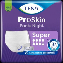 Pannolone A Mutandina Tena Pants Night Super L 10 Pezzi