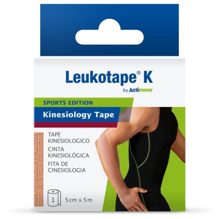 Benda Adesiva Actimove Leukotape K Taping Fisioterapico Largghezza 5 Cm Lunghezza 5 M Colore Carne In Rotolo Benda Adesiva Actimove Leukotape K Taping Fisioterapico Largghezza 5 Cm Lunghezza 5 M Colore Carne In Rotolo