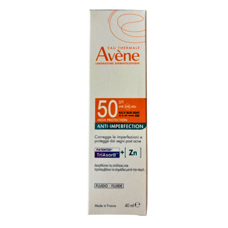 Eau Thermale Avene Solare Fluido Anti-imperfezioni Spf50 40 Ml Eau Thermale Avene Solare Fluido Anti-imperfezioni Spf50 40 Ml